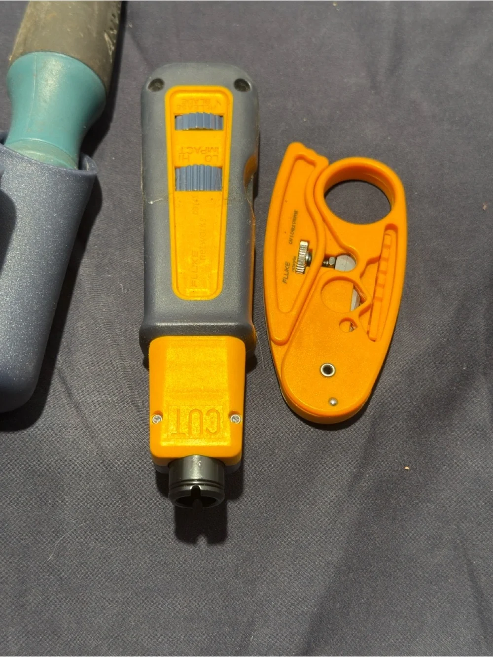 Fluke Networks Pro-Tool Kit IS60 with Punch Down Tool , Holster, Wore Cutter